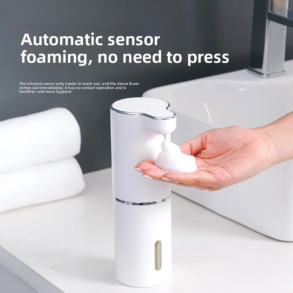 

Portable Dispenser for Liquid Soap Bathroom Accessories Non Installation Smart Sensor Refillable Hand Sanitizer Foam Dispenser