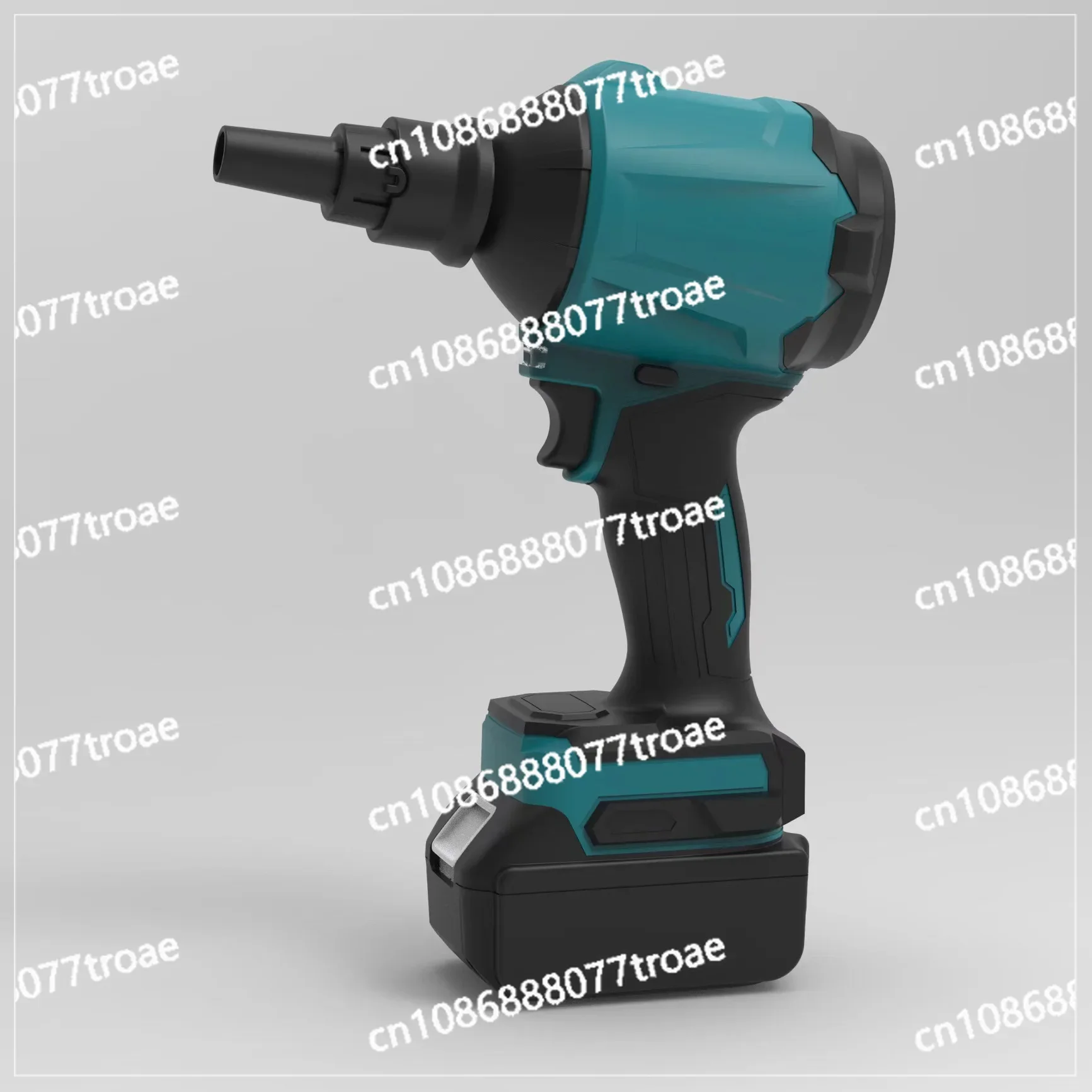 Rechargeable lithium battery dust gun, soot blowing, snow removal and dust removal