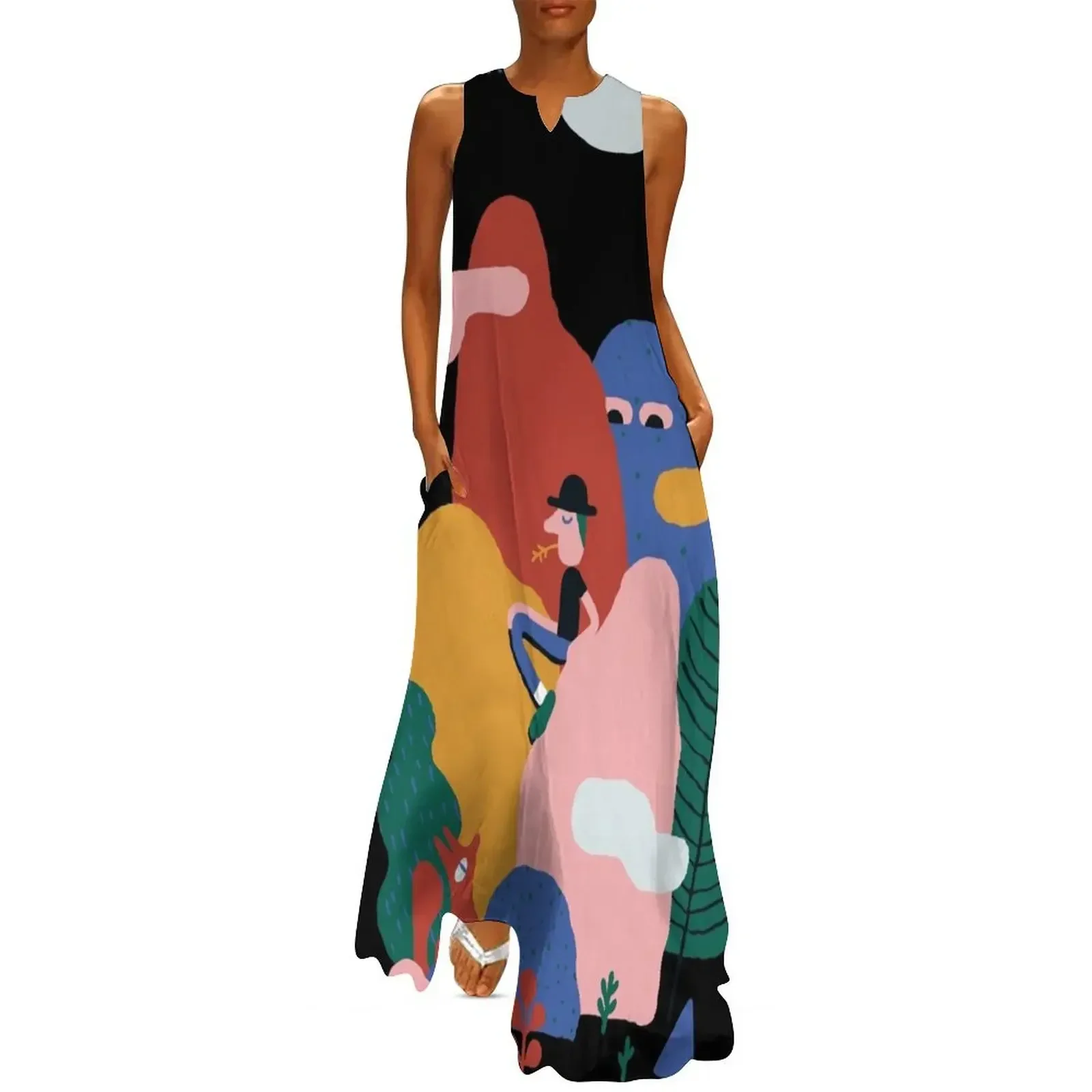 

Pleine lune Long Dress Women's summer dresses Dance dresses prom dresses ceremony Dress