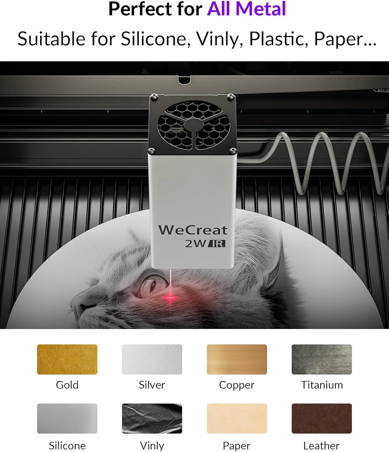 AlgoLaser 1064nm Infrared Laser Module Ultra Fine Laser Dot Laser Engraving Machine Accessory for Metal and Plastic Engraving