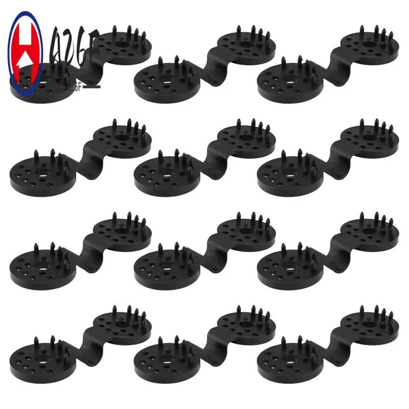 

A26F-40 Pcs Sun Shade Net Clip Garden Tools Greenhouse Shade Cloth Fix Clamp Plastic Grommet Fence Netting Installation Hook