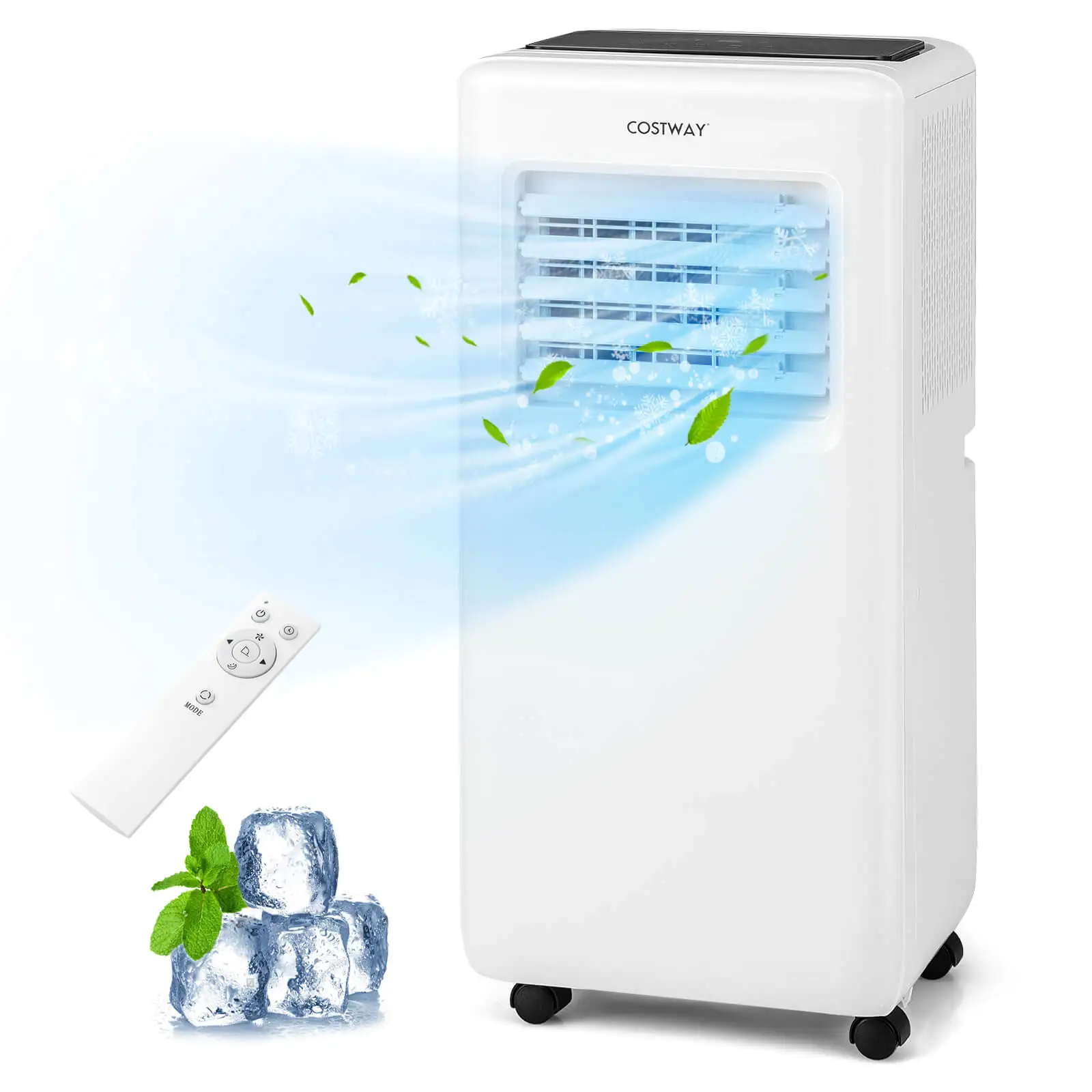 10000 BTU Portable Air Conditioner 3 in 1 Air Cooler w/ Fan & Dehumidifier