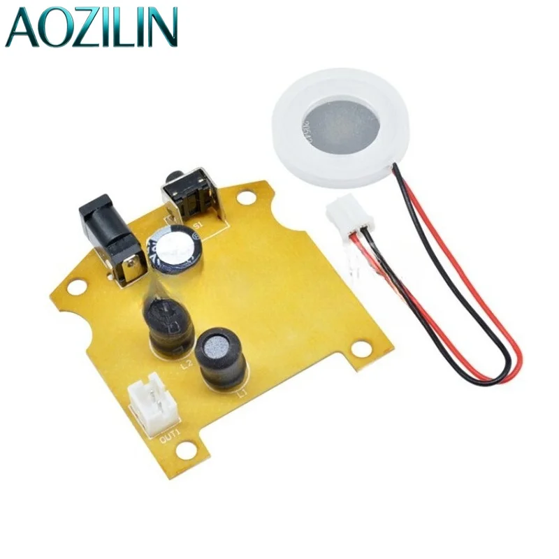 AOZILIN 20mm 113KHz Ultrasonic Atomizer Module, Ceramic Mist Maker PCB Board for DIY Humidifier Fog Machine Accessory