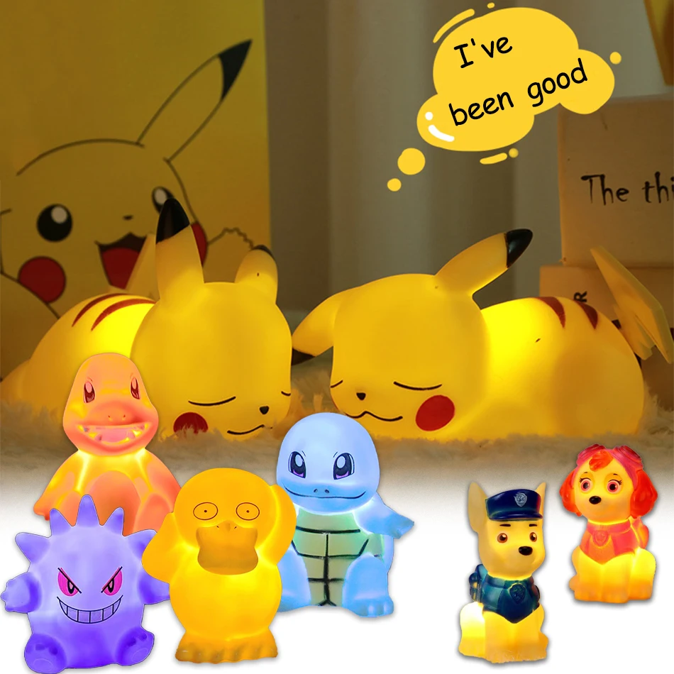 Nouvelles figurines d'anime chaudes veilleuse mignon Anime lumière douce chambre chevet lumière LED décoration de pièce jouets de noël pour enfants cadeaux