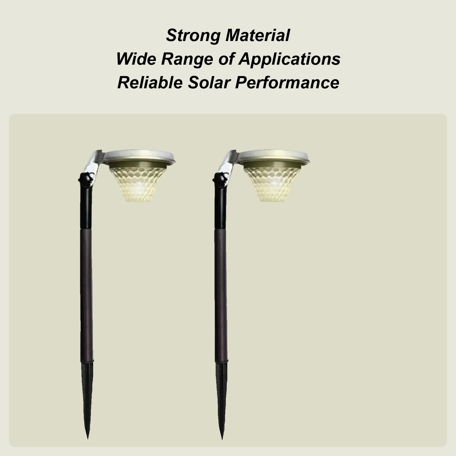 

Solar Outdoor Lights Landscape Lamp Wireless Warm Path Lamp Set Of 2 For Gazebo Driveway Porch Landscape Fence Balcony Walkway