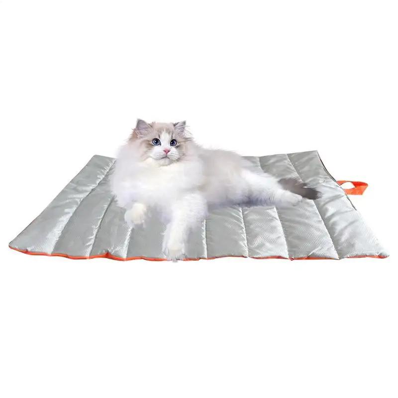 

Outdoor Pet Bed Foldable Waterproof Dog Mat Washable Puppy Mattress Pet Supplies With Handle For Patio Indoor Hot Days Camping
