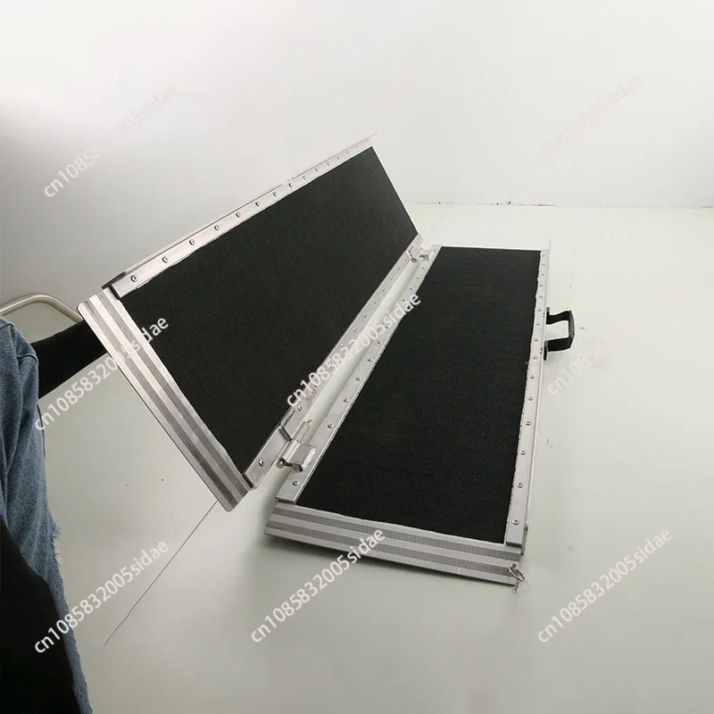 Portable aluminum alloy ramp assist wheelchair ramp pad climbing board extendable aluminum ramp