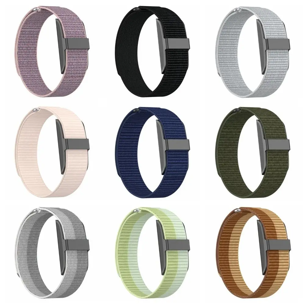 Nylon Sport Band Loop Design Soft Fitness Tracker Strap Adjustable 20mm Replacement Wristband for Hume Band for Hume Health Band