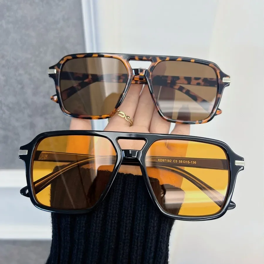 نظارات شمسية مربعة كلاسيكية كاجوال للنساء والرجال ماركة كلاسيكية نظارات شمسية دائرية كلاسيكية للجنسين Oculos #6