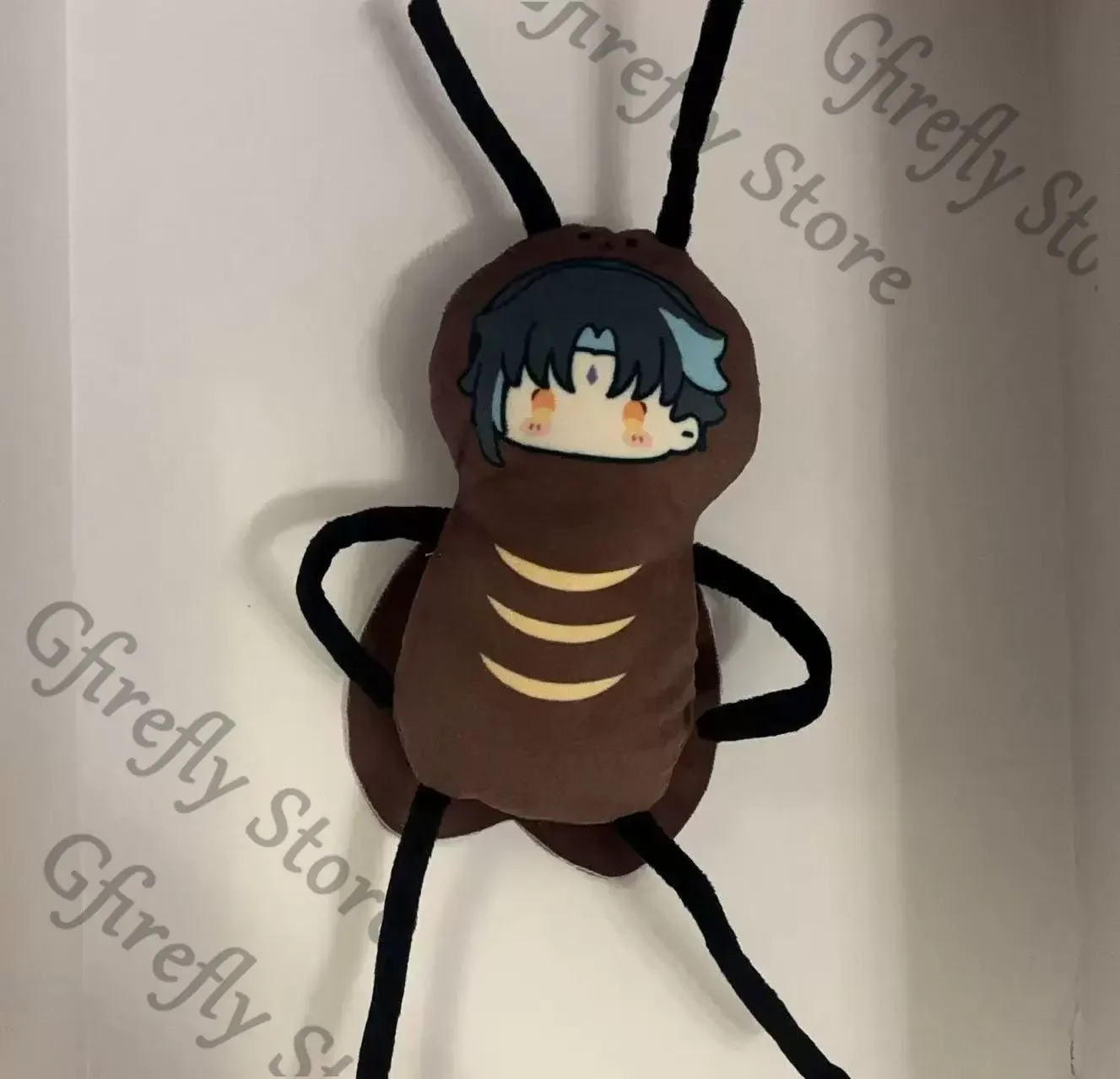 

Anime Genshin Impact Xiao Fluffy Cockroach Animal Body Cute Abstraction Mascot Maumet Ornaments Puppet manga Merchandise