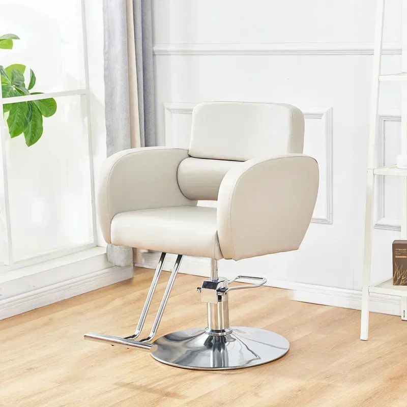 Portable Beauty Barber Chair Trendy Personalized Classic Barbershop Barber Chair Swivel Stool Silla De Barbero Furniture