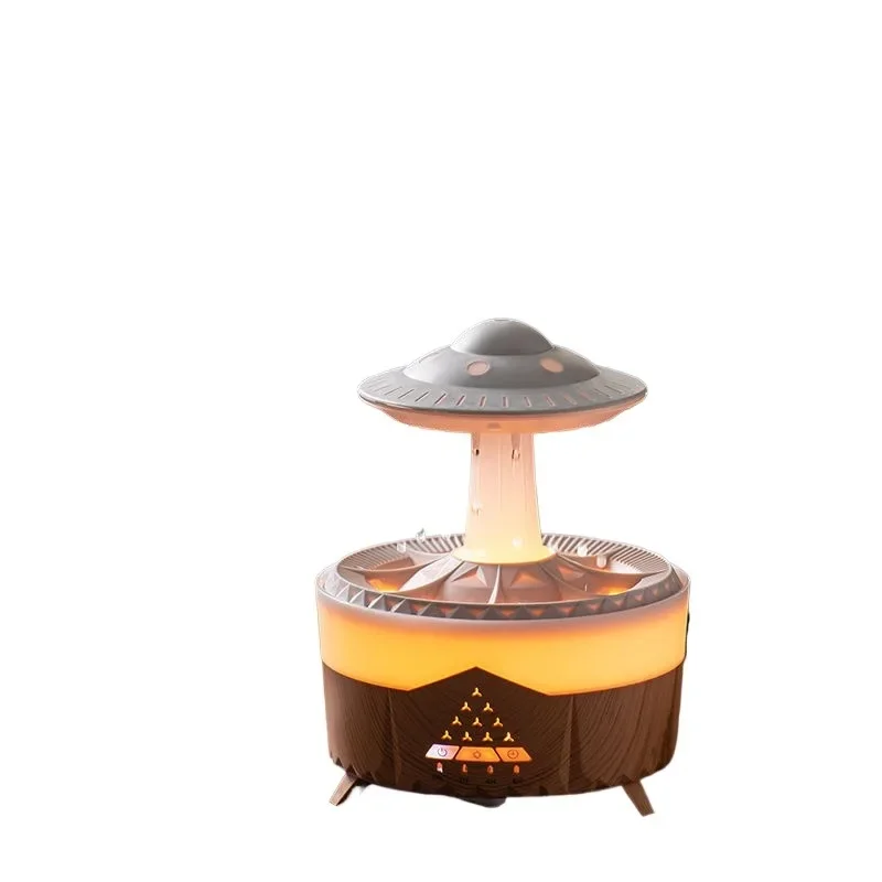 Cloud Aromatherapy Humidifier 350ml Portable Rain Sleeping Water Raindrop Air Humidifier Aromatherapy Diffuser with