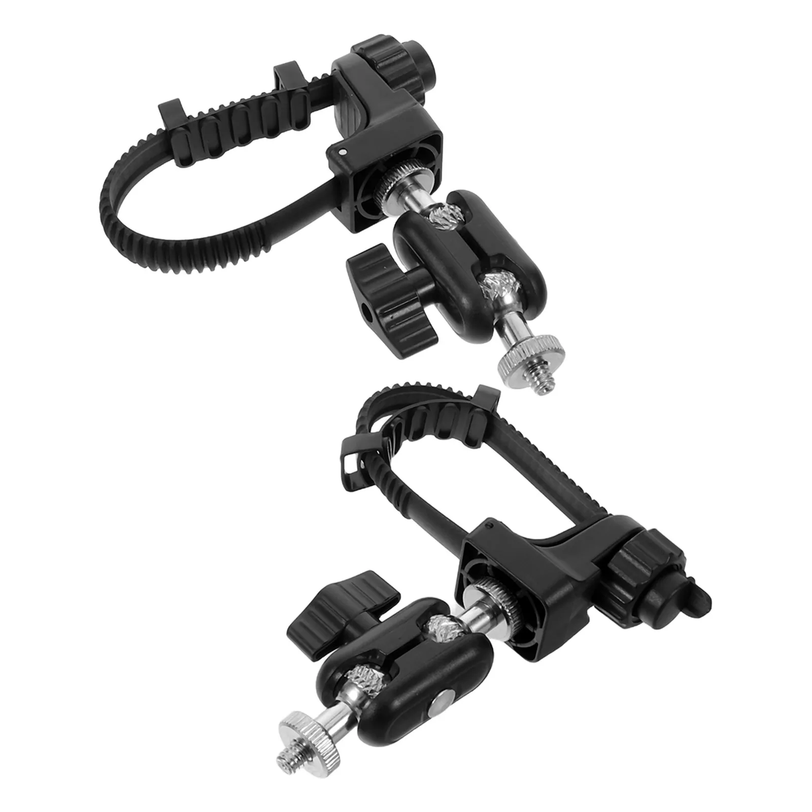 360° Rotatable Metal Phone Stand Holder for Trumpet Saxophone Clarinet Marching Band Performance – 2 Pack