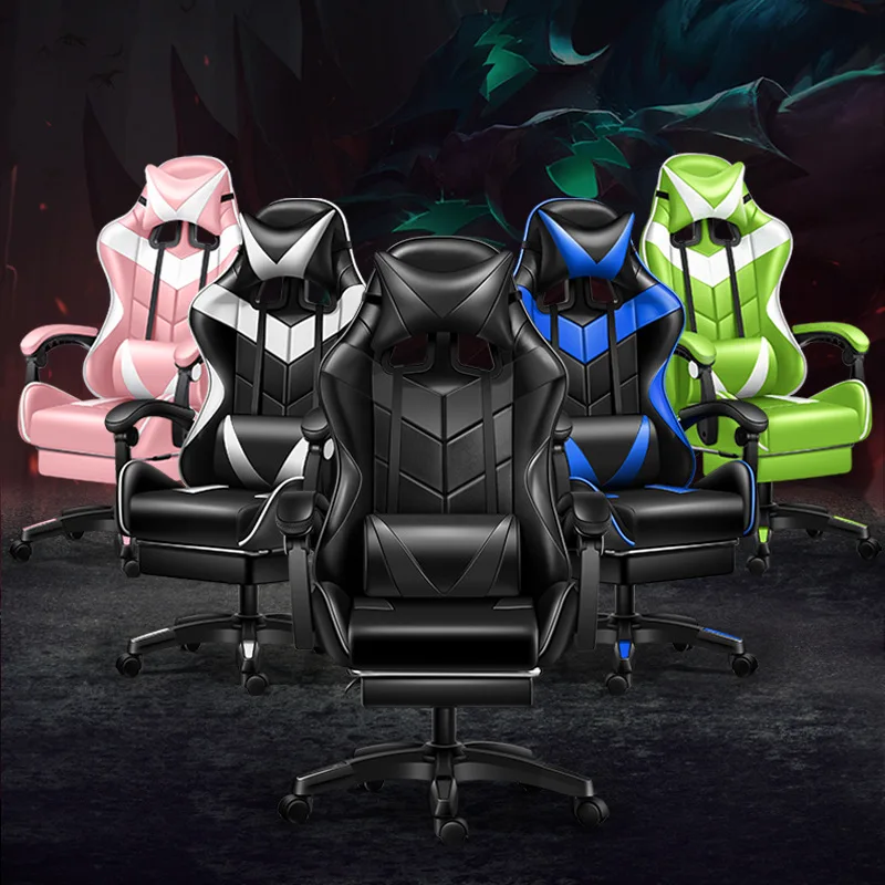 New Arrival  Popular Customizable Network Anchor Theme House Gamer Racing Game Chair Leather Gaming Chairs