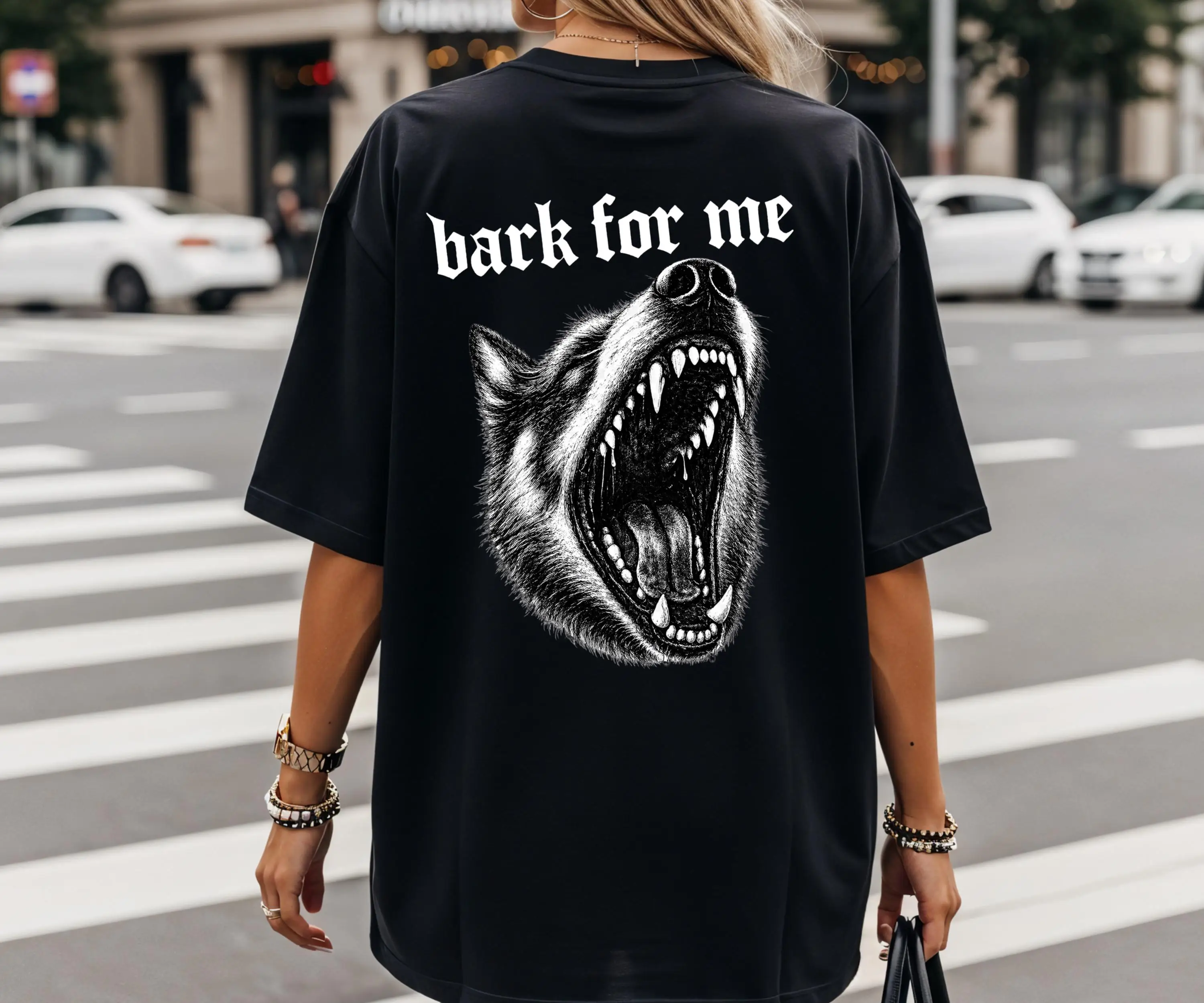 Comfort Colors® Bark For Me Shirt, Gothic Dog Graphic T-Shirt, Bold Aesthetic Top, Yk2 Style Bark Dog T-Shirt, Punk Shirts