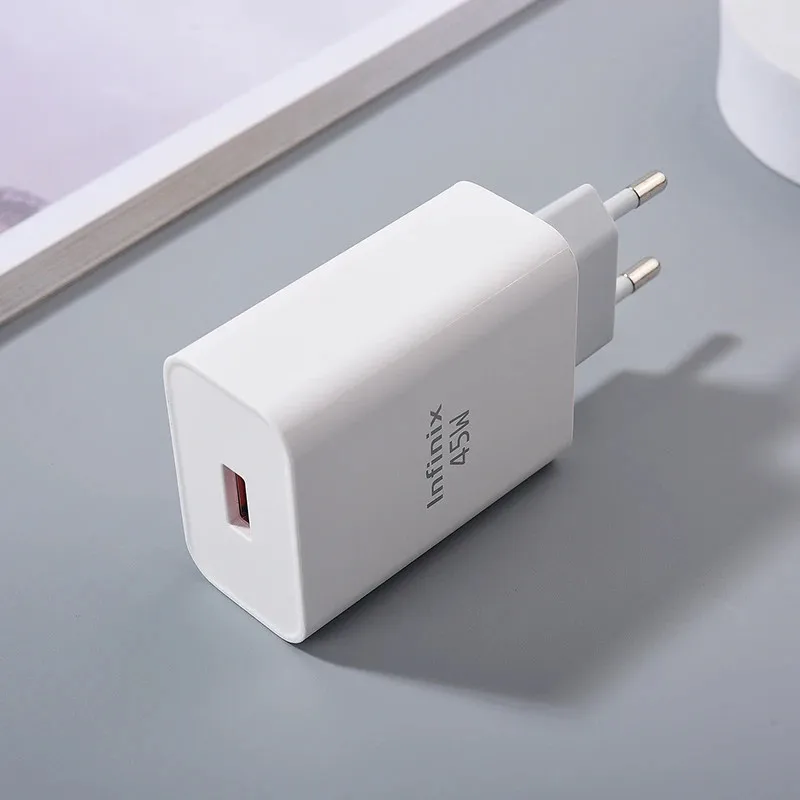 Infinix 45W EU Charger Fast Charging Power Adapter 100CM USB Type C Cable For Infinix Note 12 11 10 Pro Hot 40 30 30i Zero 30 20 - náhled 3