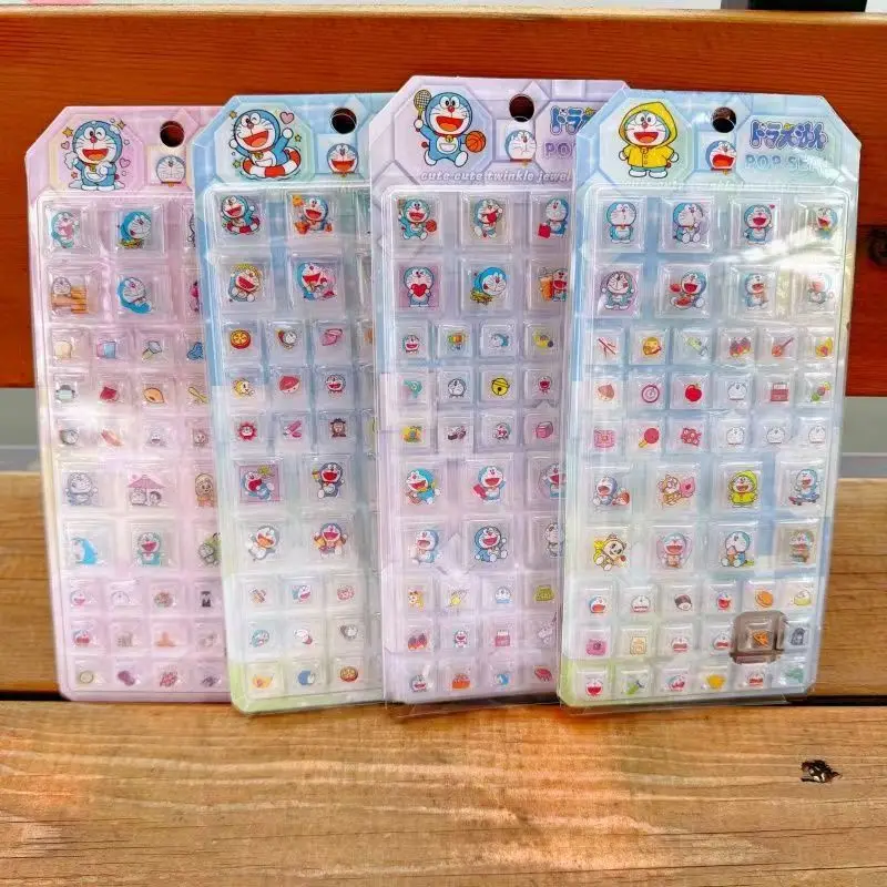 

New Doraemon3D cube Stickers Block sticker Children's DIY Decorative Stickers