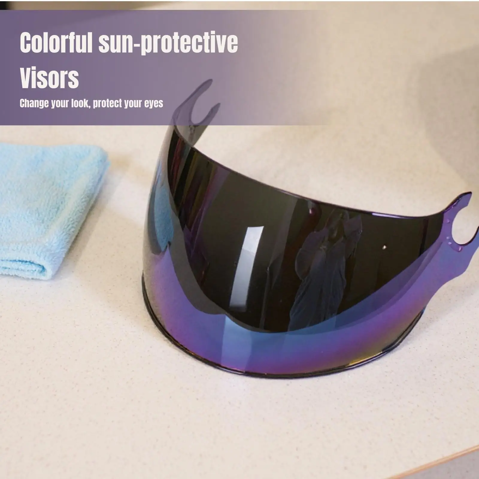 Visor Lens Up, Windscreen Lens, Anti-Scratch, Fit for LS2 Of562