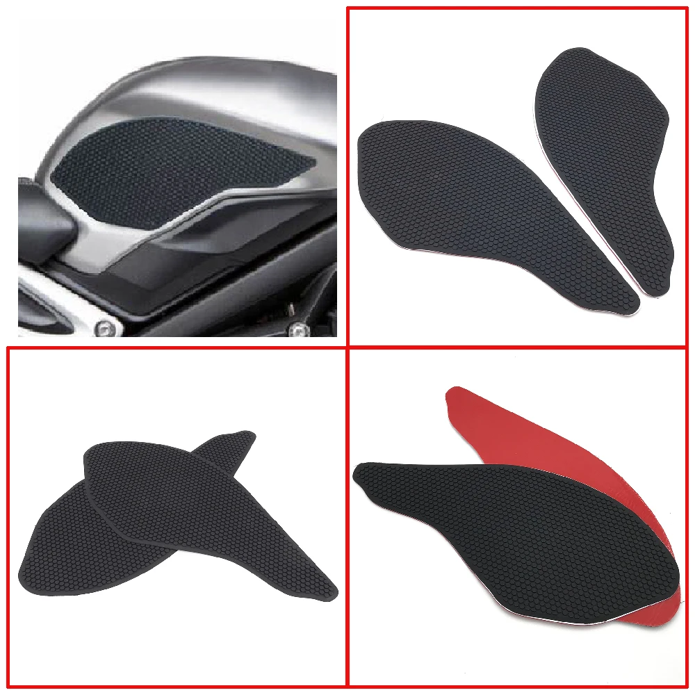 

Fits for Triumph 675 765 Street Triple RS R 660S ABS 2013-2024 Motorcycle Tank Pad FuelTank Side Knee Traction Anti Slip Pads