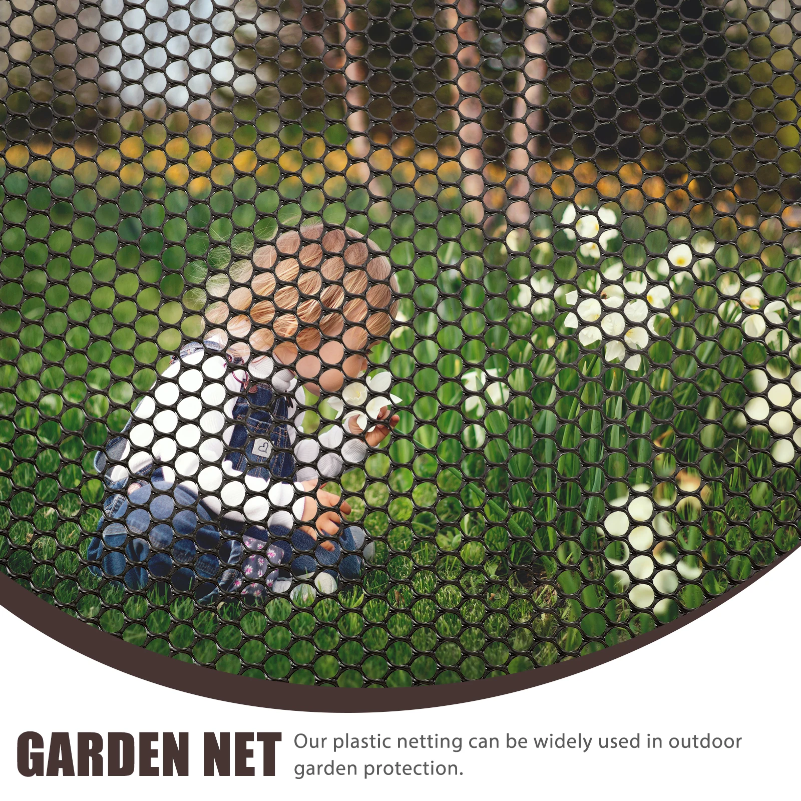 

Hexagonal Fence Netting Plastic Mesh Garden Chicken Wire Fencing Cat Dog Barrier Poultry Rabbit Fence Panels Coop Roof Protector