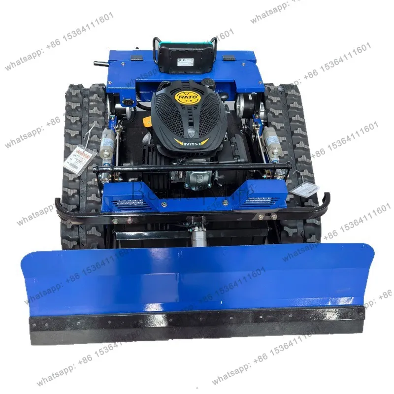 

Export Canada remote control crawler lawn mower, orchard garden lawn mower, high horsepower