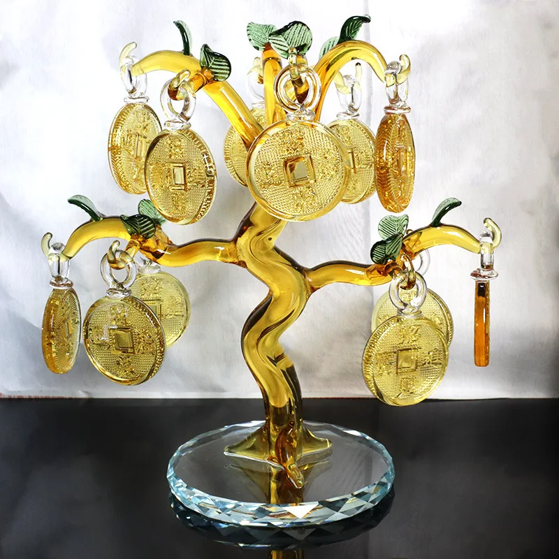 

Citrine Money Tree Apple Tree Decoration Home Wine Cabinet Decoration Creative Gift Living Room Entrance Crafts