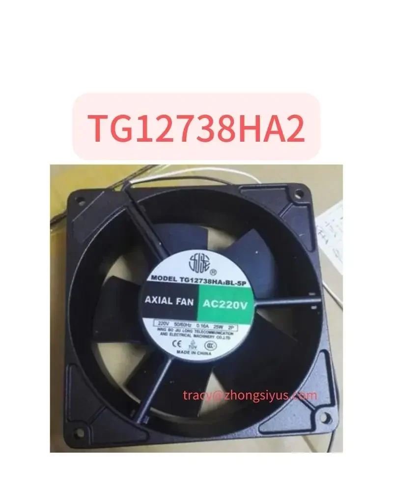 TG12738HA2 BL Brand New 12738/220V Full Metal High Temperature Resistant Case Cooling Fan