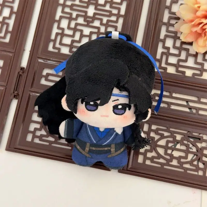 ชุดอุปกรณ์ตกแต่งตุ๊กตาผ้าฝ้ายพิมพ์ลาย 10 ซม. QJJ เซินหลาน โจวเสี่ยวฉีเย่