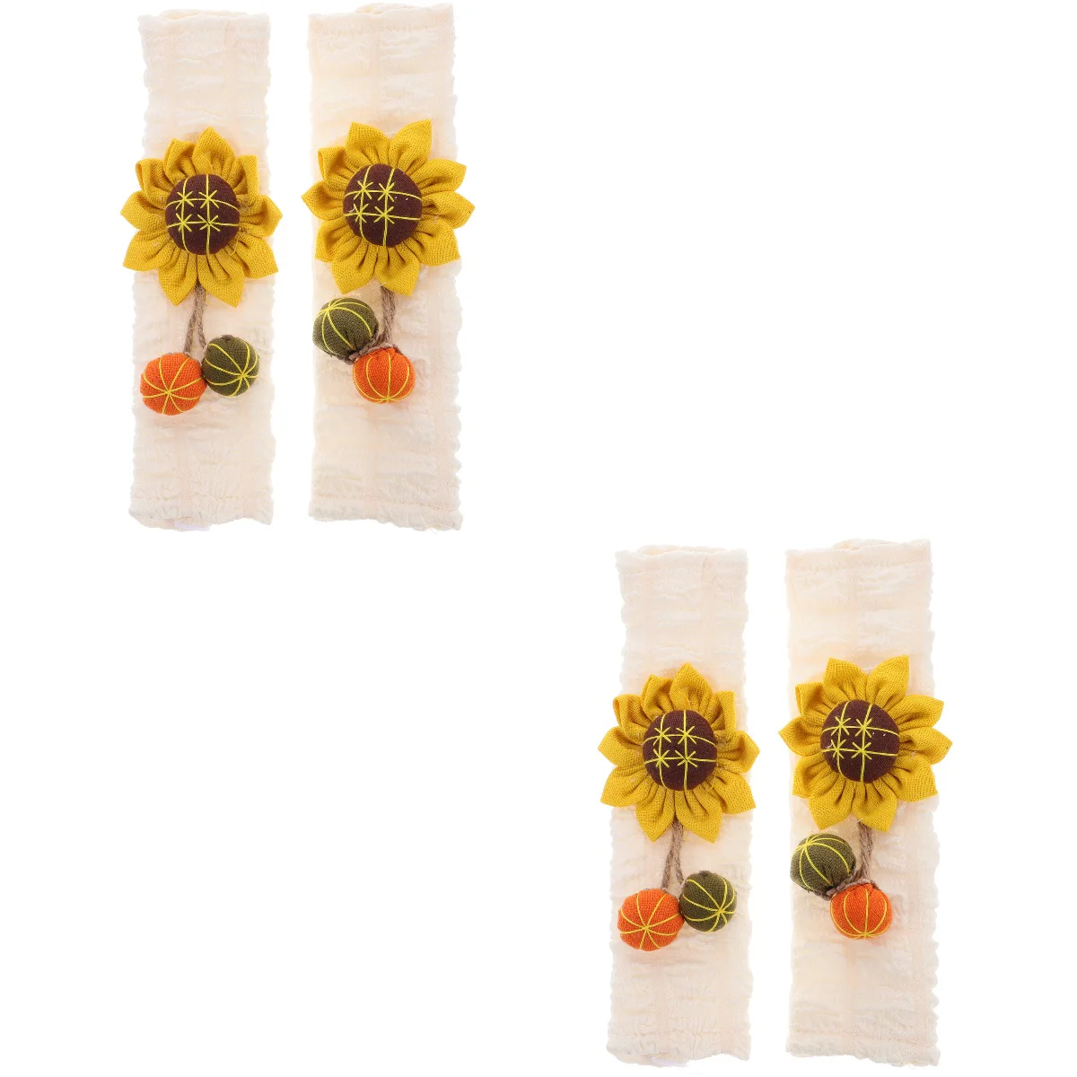 2 Pairs Shoulder Strap Covers Sunflower Decor Cute Protective Case Child