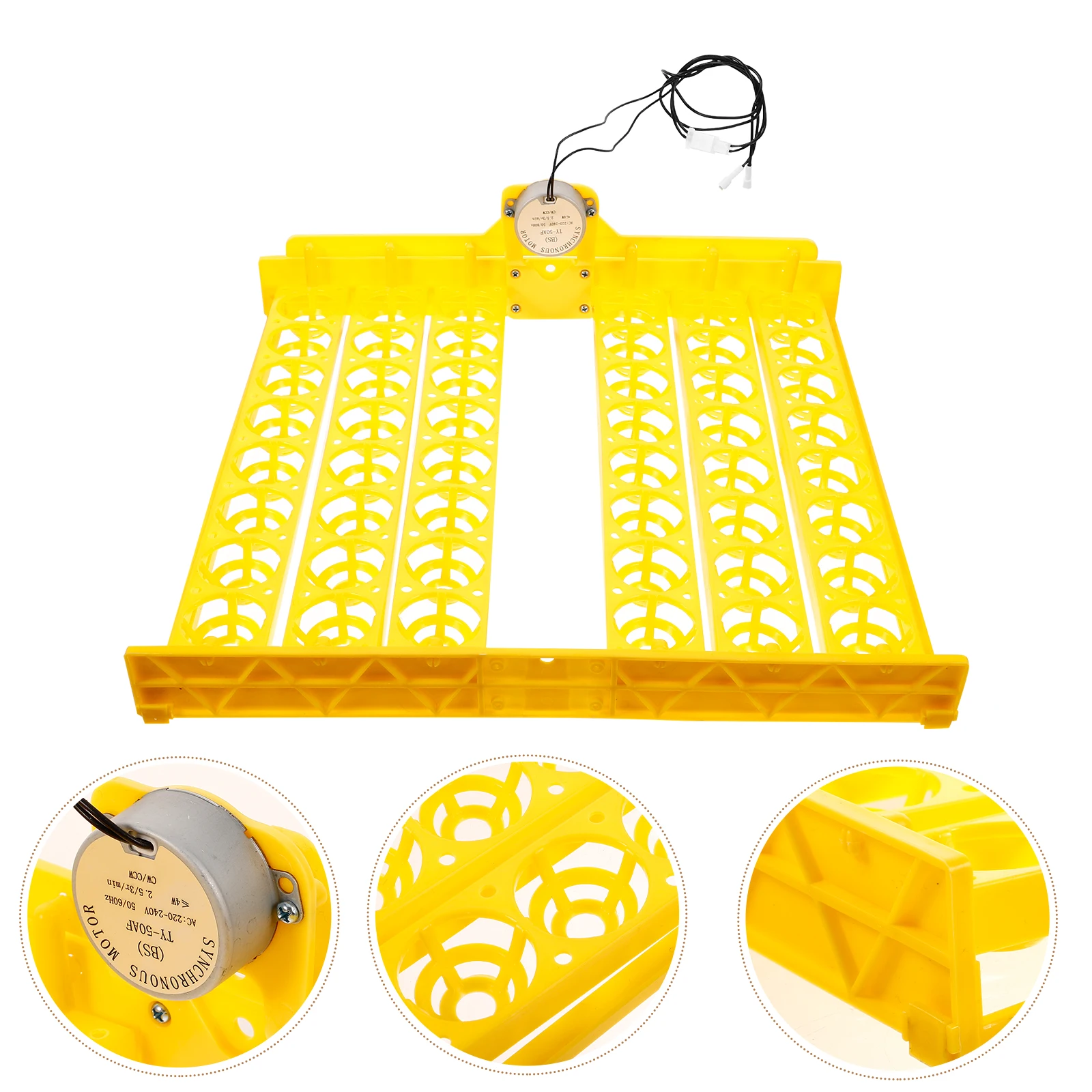 

Incubator Accessories Egg Incubation Tray Automatic Turning Chicken Holder Plate for Eggs Hatch Supplies Plastic