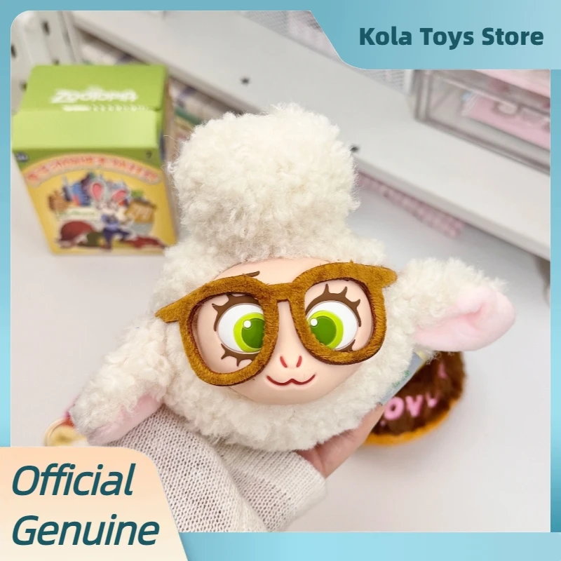 本物のズートピアぬいぐるみペンダントブラインドボックスニックジュディ漫画キャラクターバッグペンダント人形ミステリーボックストレンディなおもちゃ子供の誕生日プレゼント