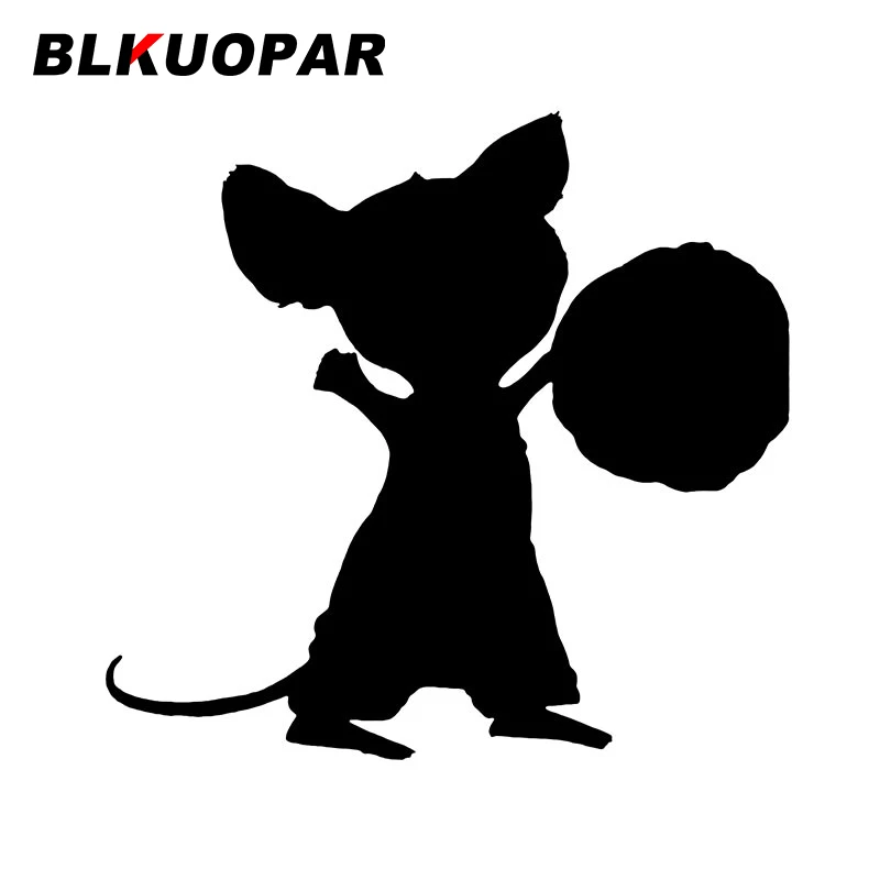 BLKUOPAR If You Give A Mouse A Cookie Car Sticker Vinyl Creative Anime RV Decal Waterproof Laptop Decoration Surfboard Car Lable