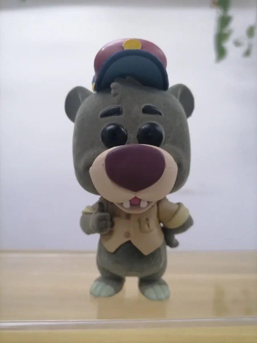 

Vinyl Figurine Cartoon Disney Tale Spin Flocking Baloo Bear Aviator Doll Collection Action Figure Ornaments Kids Birthday Gifts