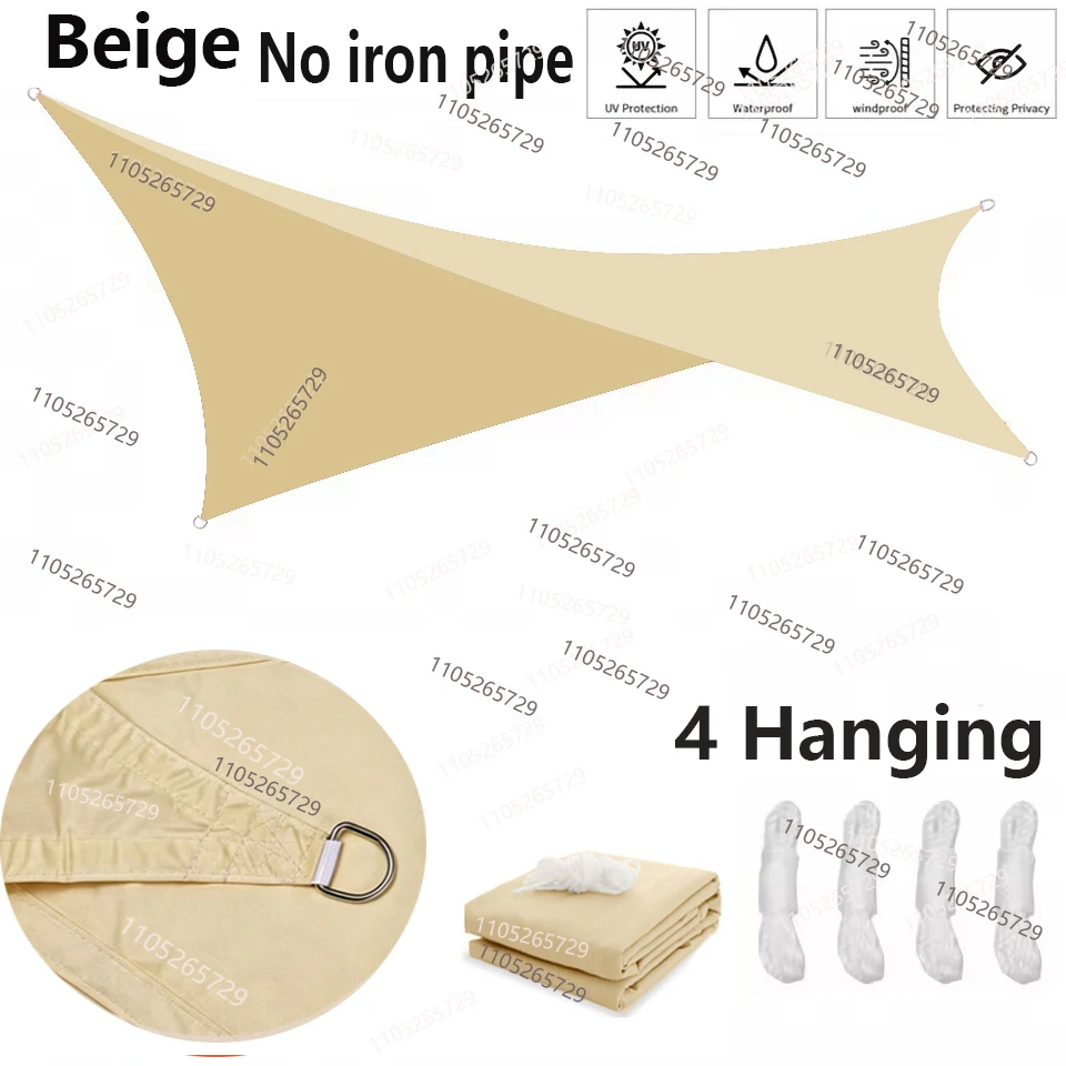 4 Hanging: Waterproof Canopy, Suitable for Installation and Multifunctional Outdoor Camping, Gardens, Pavilions, Swimming Pools