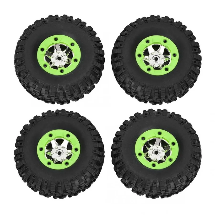 4Pcs Left & Right Tires Wheel Tyre Kit for Wltoys 12428 12423 12427 1/12 RC Car Spare Replace Parts Accessories