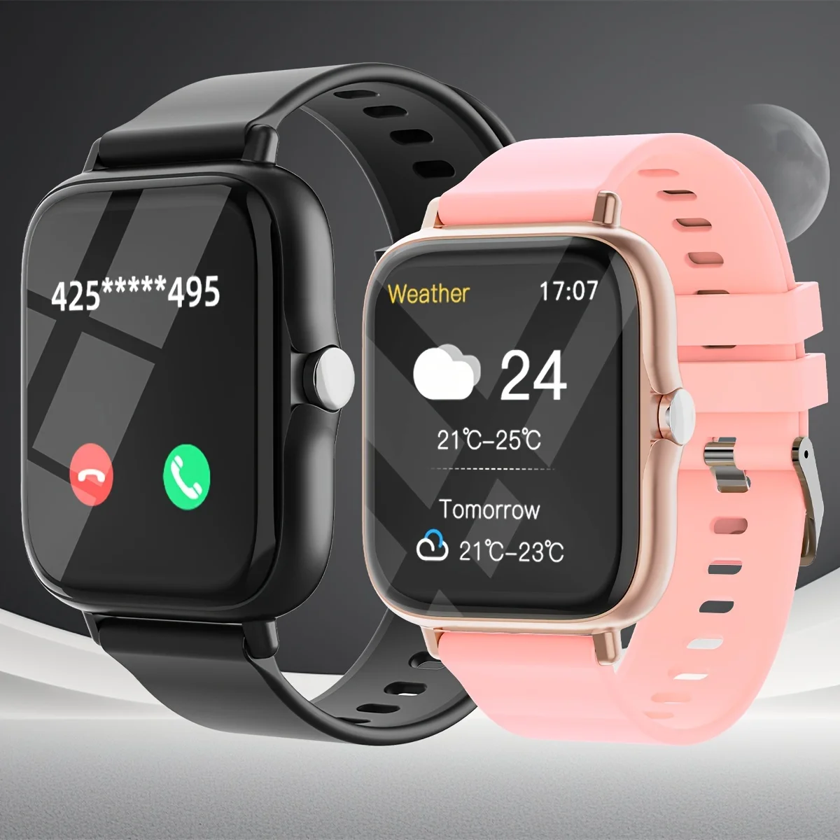 

Smart Watch for Men Women, Fitness Tracker with Calls, Notifications, Sleep & Step Monitor, for iPhone Android