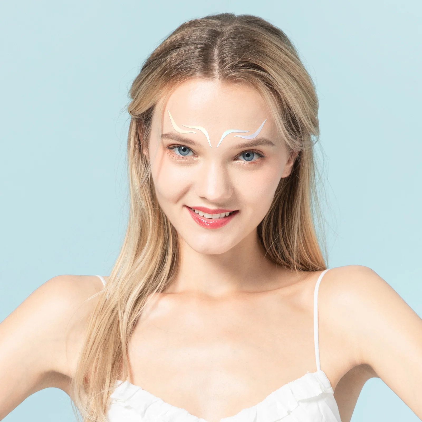 6 uds maquillaje Premium pegatinas para ojos delineador de ojos temporal tatuajes para mujeres niñas Festival arte facial decoración de belleza delineador de ojos