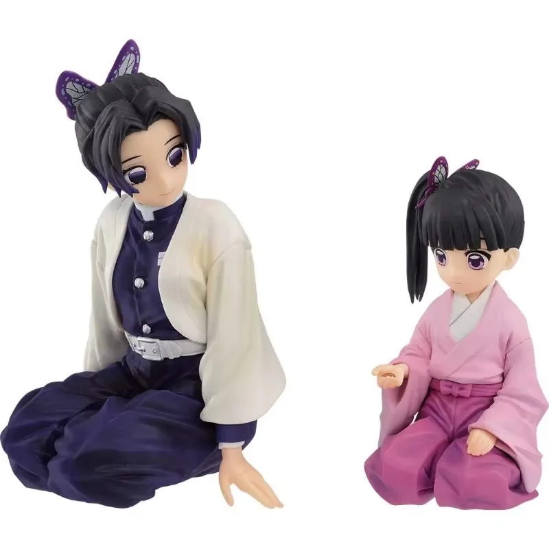 BANDAI in Stock Genuine Demon Slayer Kochou Shinobu Tsuyuri Kanao Kochou Kanae Garage Kit Action Figure Model Decoration Toys