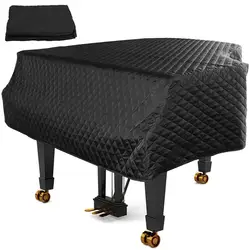 Grand Piano Cover Piano Full Cover Dustproof Soft Nylon Cotton Piano Cover Piano Protective Cover For Most Standard Grand Pianos