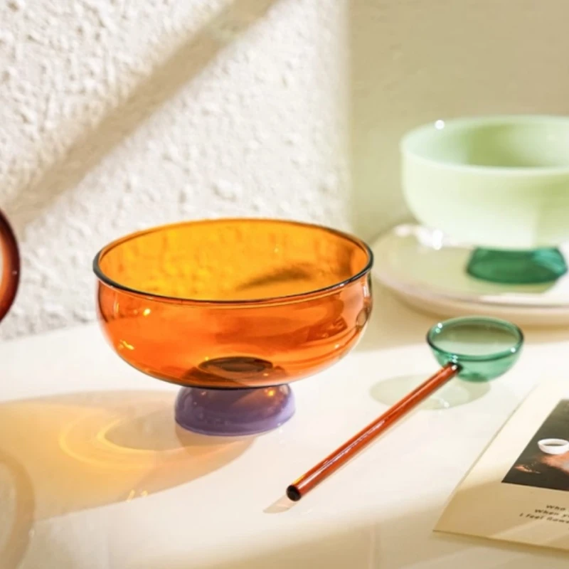 Korean Instagram blogger the same Pyrex bowl Tall ice cream bowl yogurt bowl dessert cup