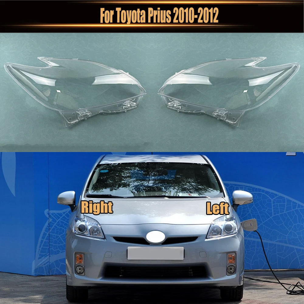 

For Toyota Prius 2010 2011 2012 Headlamp Shell Headlight Cover Transparent Lamp Shade Lens Plexiglass Replace Original Lampshade