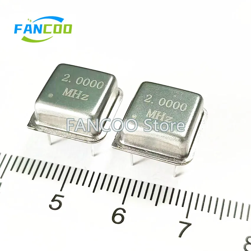 5PCS 2M 2MHZ 2.000M 2.000MHZ Half size 3.3v 5v CRYSTAL CLOCK OSCILLATOR OSC DIP-4 2.000 2M 2MHZ