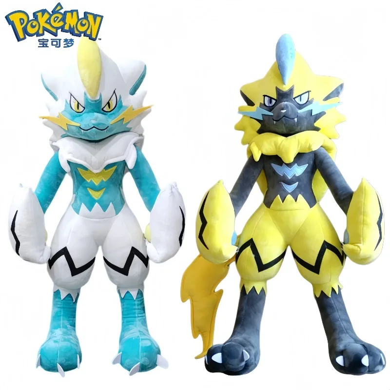 

160/190CM Huge Pokemon Zeraora Plush Toy Doll Living Room Decorations Cartoon Anime Stuffed Plushies Soft Pillow Holiday Gift