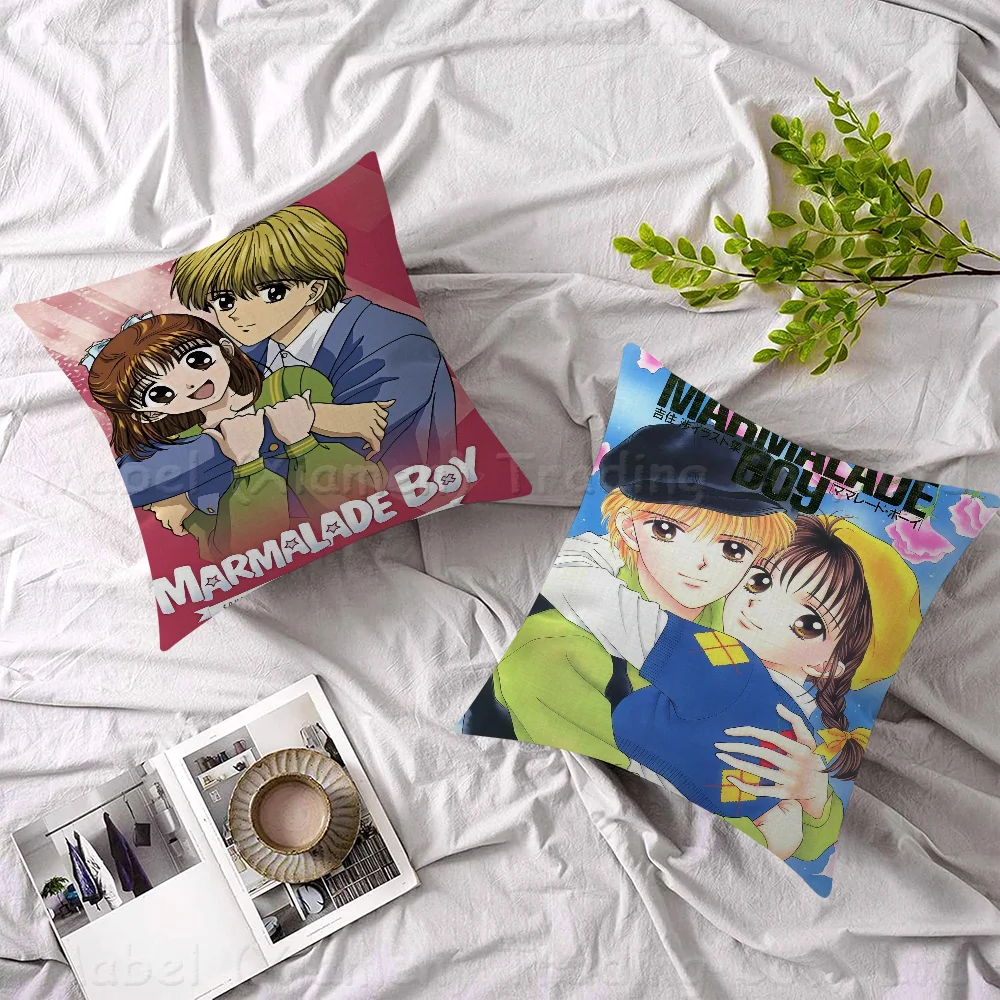 Marmalade Boy Anime Pillow Gifts Home Office Furnishings Bedroom Sofa Car Cushion Cover Case 45x45cm