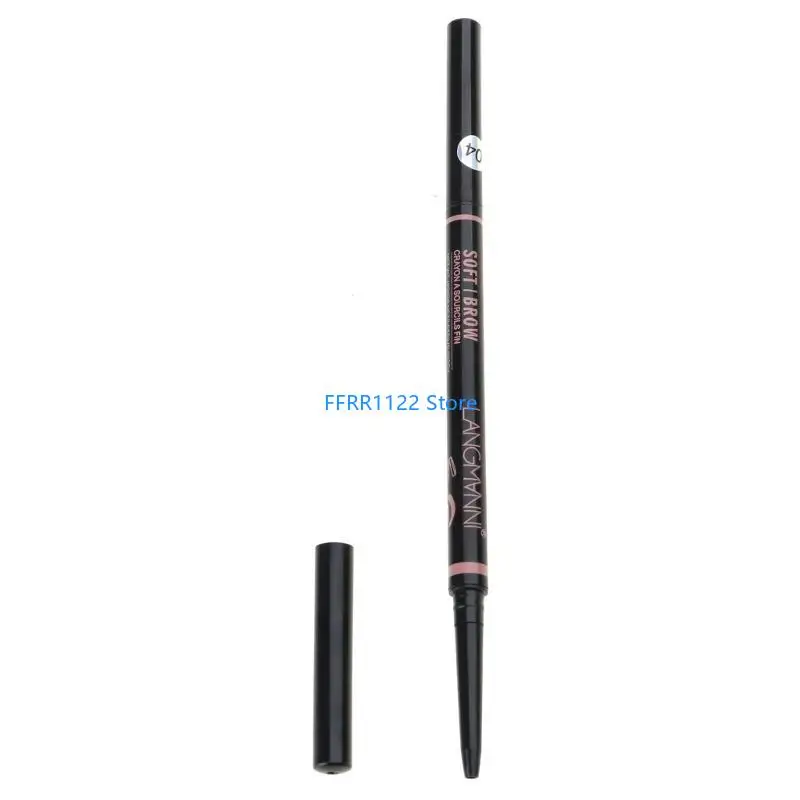 Y1UF – crayon à sourcils 2 en 1, brosse maquillage pour les yeux, étanche automatiquement