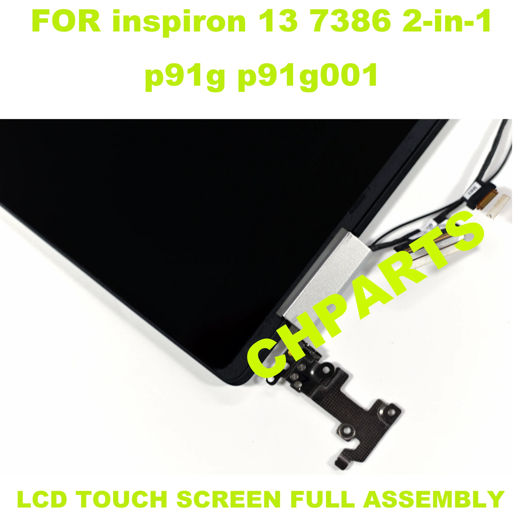 Imagem -05 - Tela de Toque Lcd para Dell Inspiron 13 Montagem Completa Prata Preto 7386 P91g P91g001