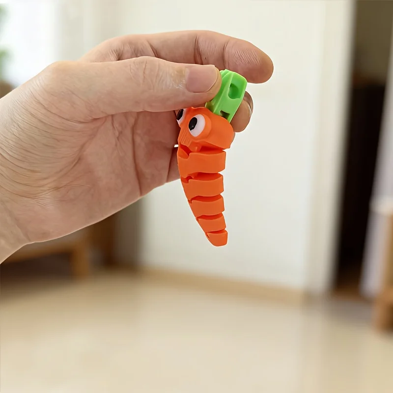 1pc Single Piece of Adorable Carrot Decorative Hanging Ornament,for Use as a Keychain,Ideal for Both Indoor and Outdoor Settings