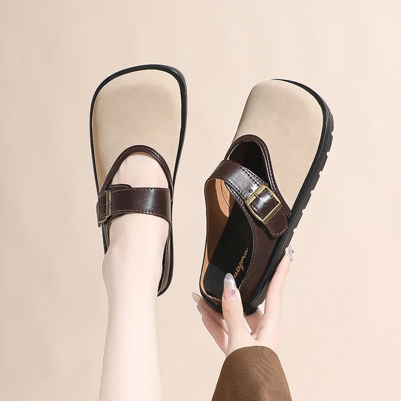 Summer Fashion Women's Suede Mules — Comfortable Clogs & Sandals with Cork Footbeds, Arch Support, and Outdoor/Beach Styling