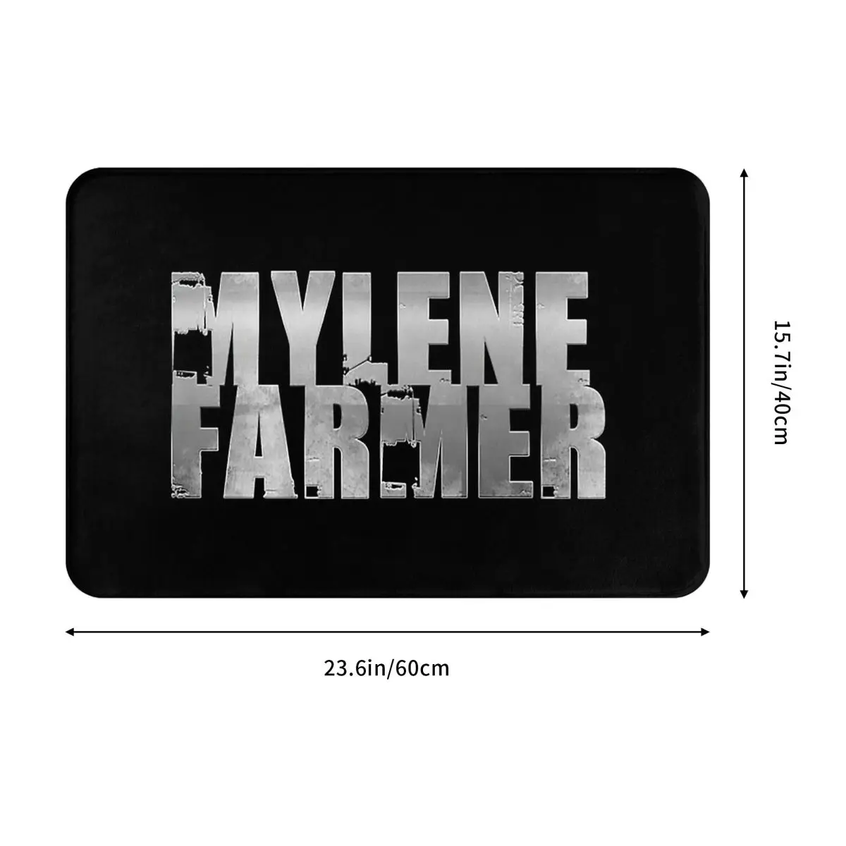 Mylene Farmer Jeanne Doormat Dust-proo Carpet Rug Kitchen Entrance Home Floor Mat for Balcony Footpad Mats