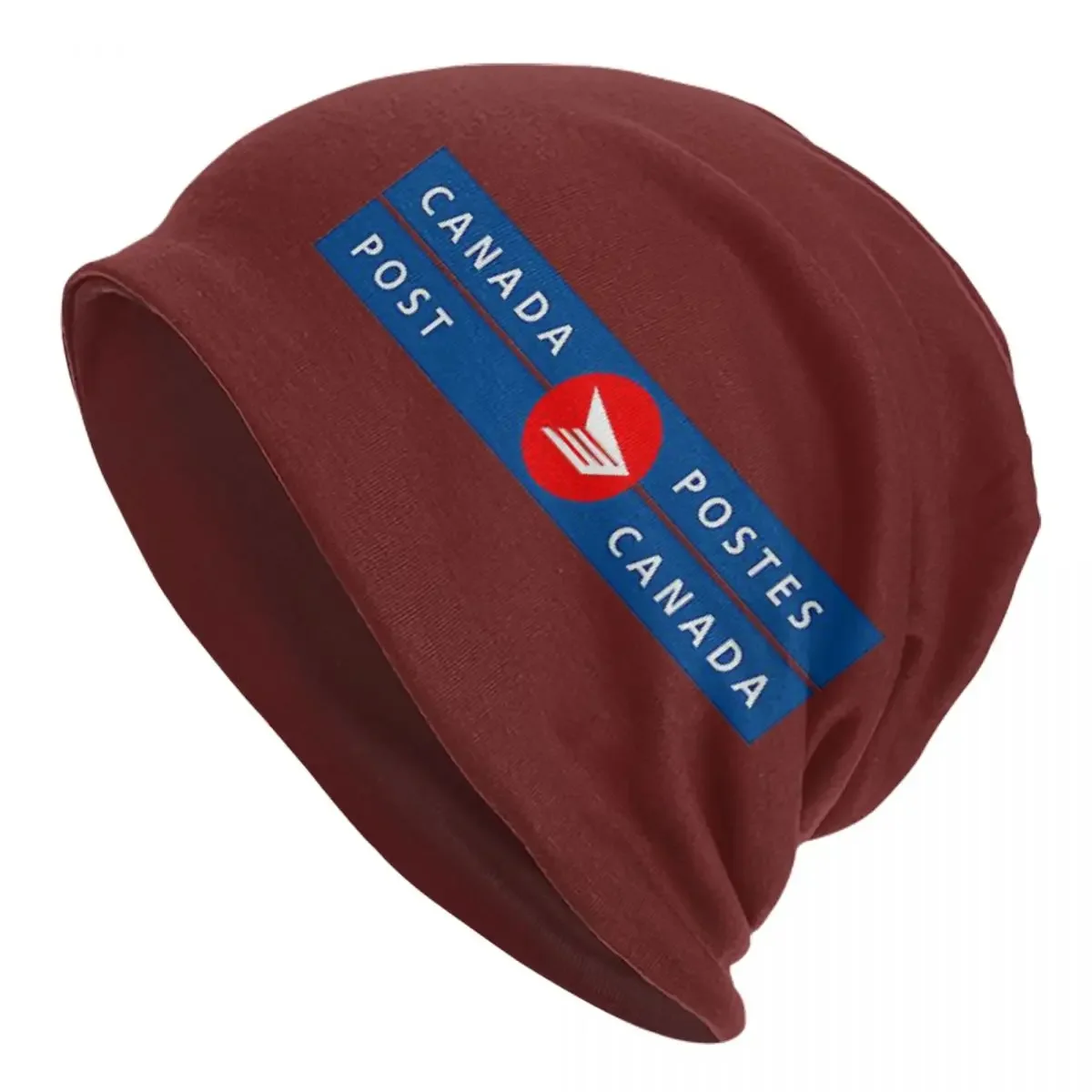 Canada Post Logo Billingual Warm Knitted Cap Fashion Bonnet Hat Autumn Winter Outdoor Beanies Hats for Unisex Adult